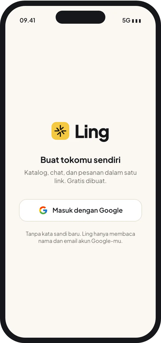 Membuka toko