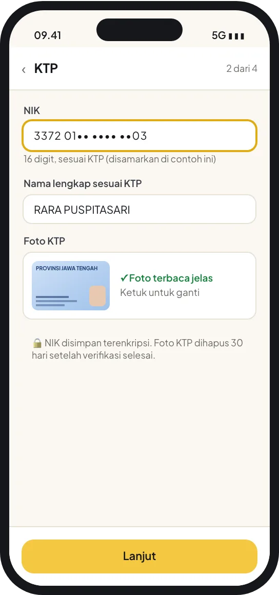 Langkah 5: KTP